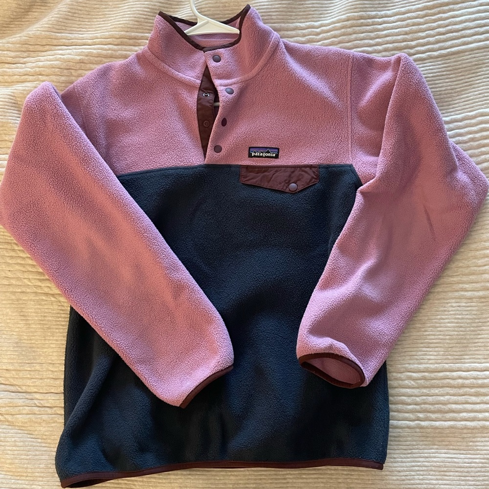 Womens Medium Patagonia Lightweight Synchilla Snap-T Pullover
